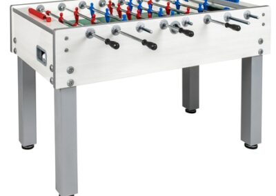 Calciobalilla Garlando G500 Weatherproof Bianco